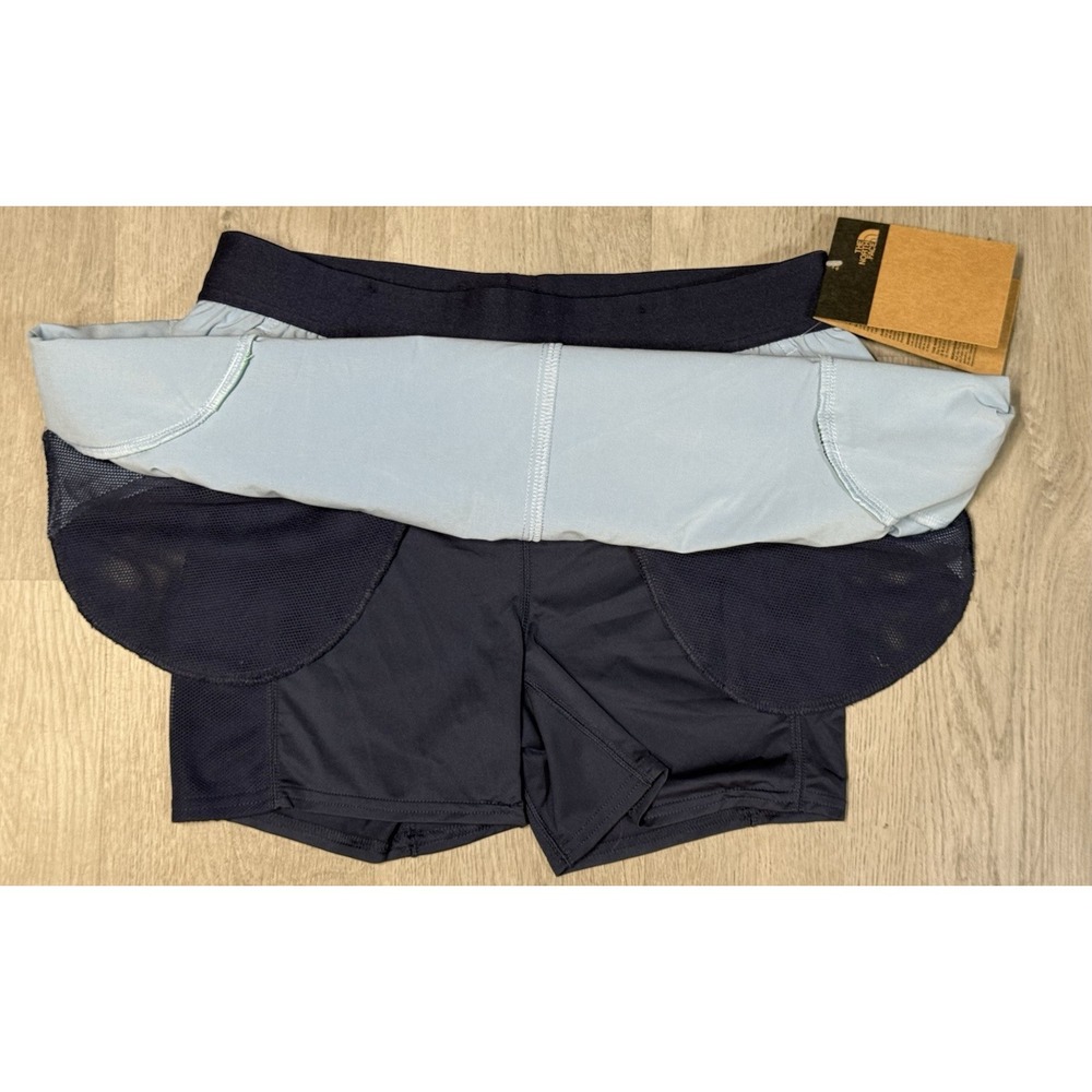 The North Face Trailwear Skort Women's Size Medium Steel Blue Breathable Stretch - Picture 8 of 15